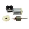 1pcs FP-280CN-11415 24mm Mini Flat DC Electric Motor 6-14.4V 6100RPM Carbon Brush Knurled Shaft view 4
