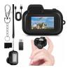 Keychain Camera Mini Tiny Cameras Digital Camera for Kids Y3000 Support TF Card with Display Microcamera Camcorder Micro view 2