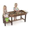 Costzon Sensory Table with Water Pump & Sink, Toddler Activity Table with 33 Sand Table Toys, Toy Bucket, Shovel & Rake, Indoor Outdoor Play Sand and Water Table, Gift for Boys Girls view 1