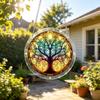 83 Pieces Tree of Life Style Acrylic Jigsaw Puzzle Hanging for Adults 7.4in view 3