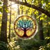 83 Pieces Tree of Life Style Acrylic Jigsaw Puzzle Hanging for Adults 7.4in view 4