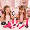Realistic Working Mechanical Parts: Features Spring-Loaded Scissor Action Handles and Rotating Blow Dryer Nozzle attachments that Mirror Actual Salon Movements for Engaging Tactile Entertainment view 2