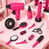 Realistic Working Mechanical Parts: Features Spring-Loaded Scissor Action Handles and Rotating Blow Dryer Nozzle attachments that Mirror Actual Salon Movements for Engaging Tactile Entertainment view 3