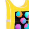 Chosertory Dodgeball Game, Outdoor Sport Game with 5 Ball, Interactive Party Game Toss Soft Toy Balls for Outdoor Activity Beach Outside, Kids Yellow view 2