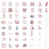 50Pcs Pink Medical Nurse Stickers, Waterproof Vinyl Decals for Water Bottle Laptop Phone Suitcase Scrapbook Diary Guitar, Cute Healthcare Stickers for Teens Girls Kids DIY Decor Party Favors Gifts view 2
