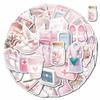 50Pcs Pink Medical Nurse Stickers, Waterproof Vinyl Decals for Water Bottle Laptop Phone Suitcase Scrapbook Diary Guitar, Cute Healthcare Stickers for Teens Girls Kids DIY Decor Party Favors Gifts view 3