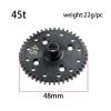 RC car Components Compatible with Kyosho MP9 MP10 1/8 RC Car Upgrade Parts Replacement Accessories 45T Special Material Lightweight Spur Gear Black view 4