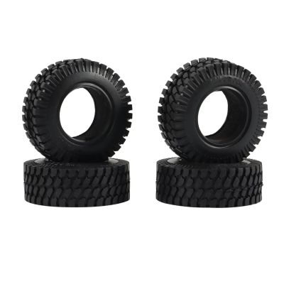 RC Car Accessories for Axial for Yeti Jr 90069 D90 TF2 for Tamiya CC01 LC70 for MST RC Crawler Car 4PCS 75MM 1.55Inch Rubber Wheel Tires Tyre