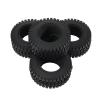 RC Car Accessories for Axial for Yeti Jr 90069 D90 TF2 for Tamiya CC01 LC70 for MST RC Crawler Car 4PCS 75MM 1.55Inch Rubber Wheel Tires Tyre view 2