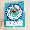 Obotsnoi Sided Erasable Clock Learning Model with Adjustable Arm for Classroom Teacher ' s Time Education Set view 3