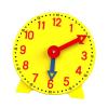 Fonowx Teaching Clock Education Toy Easily Read Time Activity Clock Homeschool Ages 5 6 7 Year Old, 12H view 1