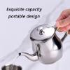 Simulation Drink Set Stainless Steel Design Tea Cup Pots Set for Safe Afternoon Party Entertainment Activity Roleplay Pots Toy view 4