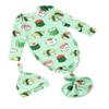 PATPAT Baby Sleeper Gown with Hat for Newborn, Knotted Baby Gown with Fold-Over Mittens for Infant Girl Boy Home Coming Gift, Cute Sushi, 3-6 Months view 1