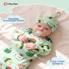 PATPAT Baby Sleeper Gown with Hat for Newborn, Knotted Baby Gown with Fold-Over Mittens for Infant Girl Boy Home Coming Gift, Cute Sushi, 3-6 Months view 3