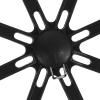 NULYLU 4pcs Foldable Shopping Trolley Wheels - 6" Replacement Wheels with Snap Clip & Bearing, 8mm Axle Hole for Grocery Carts, Market Trolleys and Utility Carts view 3