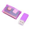 Jiawu Game Cartridge, Universal Flash Cartridge for GBA with Up to 2GB Storage Capacity FAT16 Formatting Support and Card Reader Included for SP IDS Systems (Purple Transparent) view 4