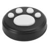 ToysCentral Basics Cat Silicone Rocker Cap for Switch Lite Red Claw Blue White Pink Green 10pc (White Claws on Black Background) view 2