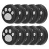 ToysCentral Basics Cat Silicone Rocker Cap for Switch Lite Red Claw Blue White Pink Green 10pc (White Claws on Black Background) view 3