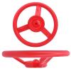 BSTiltion Plastic Swing Steering Wheel Playground Swing Set Accessories Steering Wheel Replacement with Disappearing Hardware for Backyard Wooden Set Frame view 4