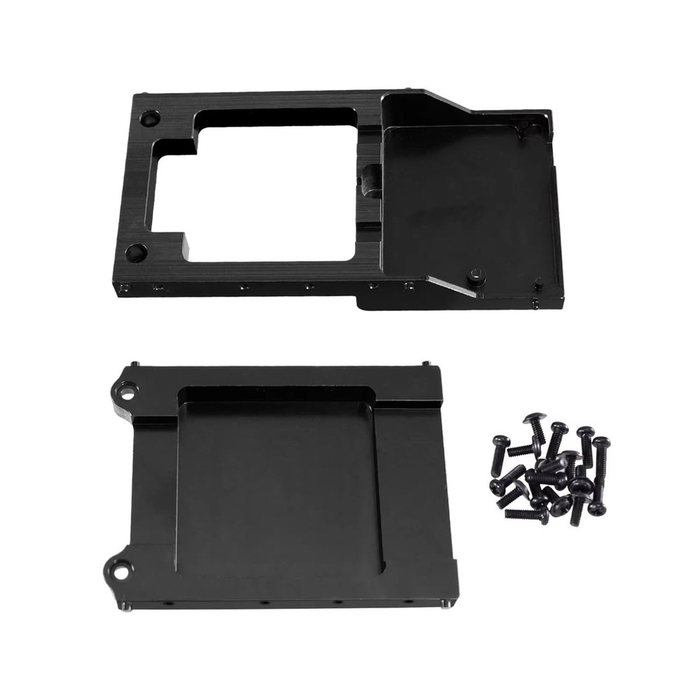 RC Replacement Parts for MN78 168 1/12 RC Car Metal Steering Servo Fixed Mount Bracket Beam Upgrade Parts Accessories(Black)