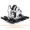 1/24 RC Crawler Transmission Upgrade, Ultralight CNC Aluminum Gearbox with Hardened Steel Gears, Delrin Skid Plate, Low Center of Gravity Rear Motor Mount for SCX24 AX24 view 2