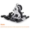 1/24 RC Crawler Transmission Upgrade, Ultralight CNC Aluminum Gearbox with Hardened Steel Gears, Delrin Skid Plate, Low Center of Gravity Rear Motor Mount for SCX24 AX24 view 3