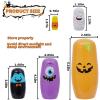 Tngan Halloween Nesting Dolls, 5Pcs 6"" Tall Russian Nesting Dolls, Handmade Matryoshka for Kids, Wooden Stacking Toys for Halloween Home Party Decorations (Pumpkin) view 3