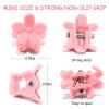 SAOROPEB 100Pcs Mini Flower Hair Clips, Colorful Hair Accessories (Pastel) view 3