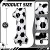 Big Soccer 12 Balloons, 9th Birthday Decorations for Boys, 40 Inch Number 12 Balloon Self Inflating White Soccer Foil Balloon for Kids Sport Theme Celebration Word Cup Anniversary Decorations Supplies view 2