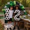 Big Soccer 12 Balloons, 9th Birthday Decorations for Boys, 40 Inch Number 12 Balloon Self Inflating White Soccer Foil Balloon for Kids Sport Theme Celebration Word Cup Anniversary Decorations Supplies view 3