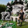 Big Soccer 12 Balloons, 9th Birthday Decorations for Boys, 40 Inch Number 12 Balloon Self Inflating White Soccer Foil Balloon for Kids Sport Theme Celebration Word Cup Anniversary Decorations Supplies view 4