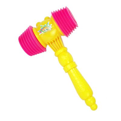 Temeemeg Squeaky Hammer Plastic Gavel Squeaky Toy Whistle Sound Toy for Kids Baby and Party Favors Hammer