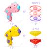 Zaleny 2 in 1 Dino Flying Launcher Toys Flying Disc and Light Up Spinning Top Toys for Kids Propellers Spinners for Boys Girls Gifts 2 Sets view 4