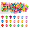 100Pcs Mini Flower Hair Clips, Hair Accessories (Bright Color-Flower+Star) view 1