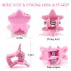100Pcs Mini Flower Hair Clips, Hair Accessories (Bright Color-Flower+Star) view 3