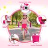 Ecarpat Kids Bike for Girls Ages 2-7 Years Old, 12 14 16 Inch Kids Bike with Training Wheels, Doll Seat, Streamers and Basket, Toddler Girl Bicycle, Multiple Colors (inch,16, Fuchsia) view 2