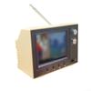 For Mini Retro Cartoon TV, Rechargeable Miniature Video Player With 8GB Storage, Supports Headphones & USB Playback For Desk Decor, Dollhouse Scenes, Portable Movie Player, HO Scale Model(Yellow) view 1