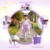 Ecarpat Kids Bike for Girls Ages 2-7 Years Old, 12 14 16 Inch Kids Bike with Training Wheels, Doll Seat, Streamers and Basket, Toddler Girl Bicycle, Multiple Colors (Inch, 16, Purple) view 2
