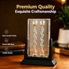 Vdniduir Fluid Phenomena STEM Learning Kit, 137.5 Golden Bifurcation Angle, Rotatable Galton Board, with 10000+ Steel Balls,for Physics/lab view 4
