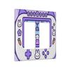 Cute Cartoon Rabbit Arcade Machine 2Gang 2Decorator/Rocker Light Switch Cover Plate Decorative Wall Plate Electrical Switch Plates For Kids Room Nursery Decor view 2