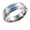 Spinning Subway Train Ring, Vintage Industrial Subway Track Fidget Band Ring, Rotatable Anxiety Relief Spinner Band, Silent, Quirky Jewelry Gifts for Transit Lover, City Explorer (8) view 1