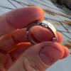 Spinning Subway Train Ring, Vintage Industrial Subway Track Fidget Band Ring, Rotatable Anxiety Relief Spinner Band, Silent, Quirky Jewelry Gifts for Transit Lover, City Explorer (8) view 4