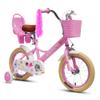 Ecarpat Kids Bike for Girls Ages 2-7 Years Old, 12 14 16 Inch Kids Bike with Training Wheels, Doll Seat, Streamers and Basket, Toddler Girl Bicycle, Multiple Colors (inch,16, Pink) view 1