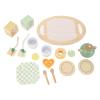 Omquot Wooden Fiction Game Set for Tea Party Fancy Afternoon Tea Toy for Girls at School view 3