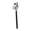 FewNvWa Horsehead Stick Toy Inflatable Horse Head Balloon Hobby Horse Stick Blowing Up Stick Animal PVC Material Lightweight Balloon Suitable for Birthday Par, Black view 1