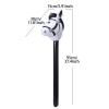 FewNvWa Horsehead Stick Toy Inflatable Horse Head Balloon Hobby Horse Stick Blowing Up Stick Animal PVC Material Lightweight Balloon Suitable for Birthday Par, Black view 2