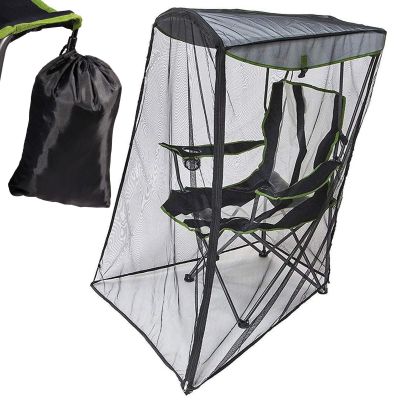 Fly Net for Chair with Zipper Door Mesh Cover