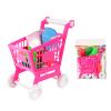 JTLB Kids Shopping Cart Trolley Play Set, 21pcs Plastic Toy for Role Playing with Smooth Edges, Cute Design for Children to Enhance Hand Eye Coordination and Family Interaction view 2