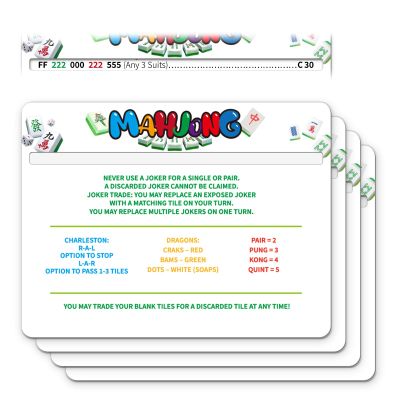 Mahjong Line Finder, Rule Card Reader for Tile Combinations & Easy Tracking