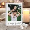 Chillever Personalized Brick Daddy & Me Photo Building Brick Block Custom Puzzle Gift for Fathers Day, Birthday Sentimental Keepsake Gift for Daddy from Kids, Unique Photo Present For Dad 4 view 2